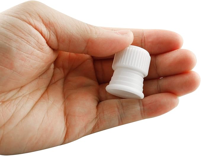Plastic 10 Pcs Standard Couplers Cake Decorating Pipe Tip Couplers for Icing Nozzles, White
