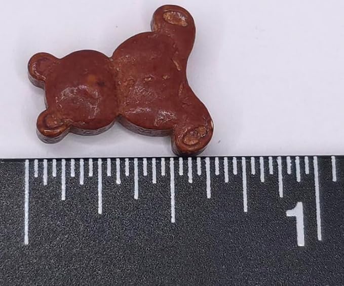 NCS Brown and Cream Teddy Bears Edible Candy Sprinkles, 8 ounces