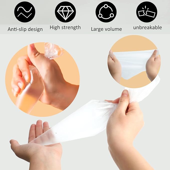 600PCS Piping Bag 12 Inch Disposable Cake Decorating Bag, Anti Burst Pastry Bags, Icing Piping Bags for Frosting for Cakes and Cookies Decoration
