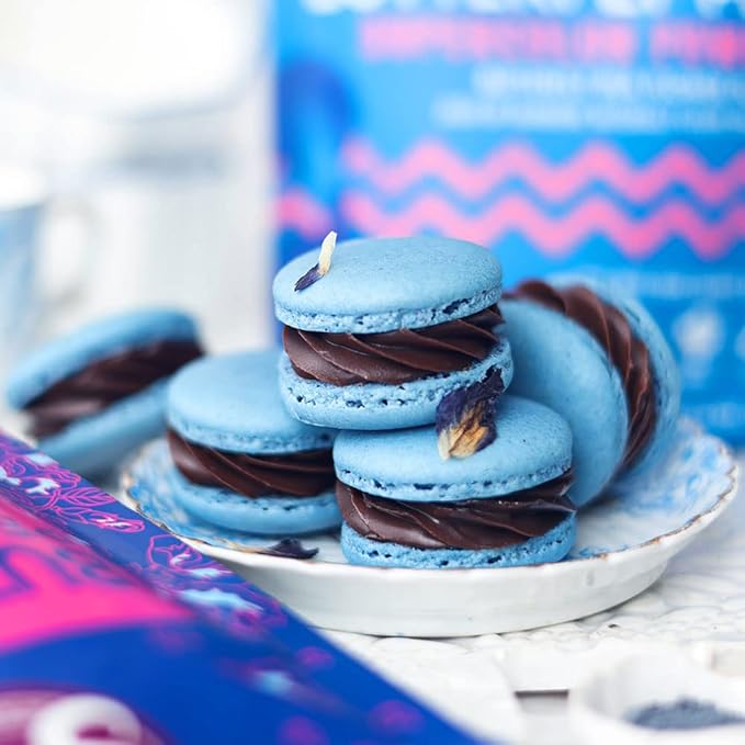 Suncore Foods Blue Butterfly Pea Powder, Blue Food Coloring Powder, Gluten-Free, Non-GMO, 3.5oz (2 Pack)
