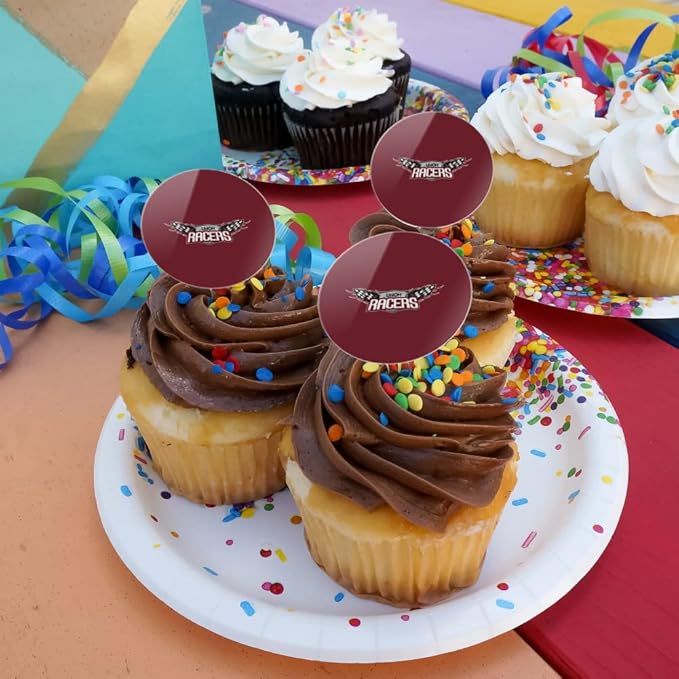 University of Northwestern Ohio Primary Logo Cupcake Picks Toppers Decoration Set of 6