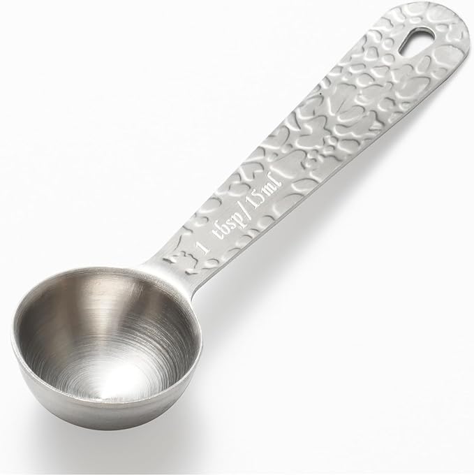 1PCS 1 tbsp(3tsp, 15ml) Single Measuring Spoon, Stainless Steel Embossed Measure Scoop Only, Individual Spoon for Cooking and Baking