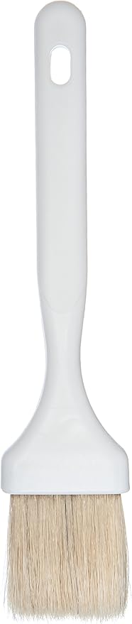 SPARTA 4037800 Meteor Boarhair Pastry Brush, Basting Brush With Built-In Projecting Hook, 2 Inches, Brown