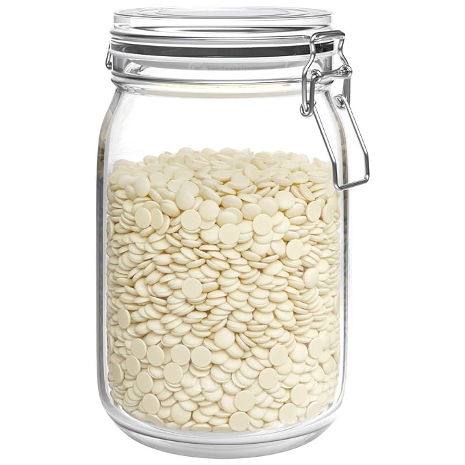 Cambie White Chocolate Couverture 28%, 1 Pound of White Chocolate Chips, European Style Couverture for Chocolatiers, Pastry Chefs, Home Bakers, and Professionals, 1 Pound