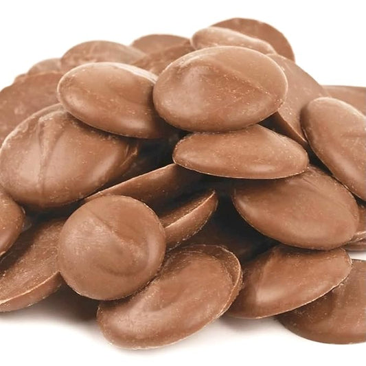 KIDU Chocolate Fountain Chocolate Melts, Melting For Cake Pops, Melting Wafers, Candy Melts Chips For Baking 3 Pound Resealable Bag (Milk New)