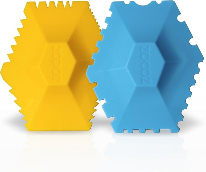Chef Plating Tools Culinary Set - 2 Silicone Wedges with 12 Patterns - Professional Chef Tools for Food Plating, Pastry Art, and Chef Gifts