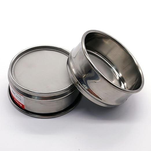 LABALPHA 2300 Mesh Lab Sieves, Test Sieve #2300 Mesh, 4'' Diameter, 304 Stainless Steel Wire Cloth (0.005mm)