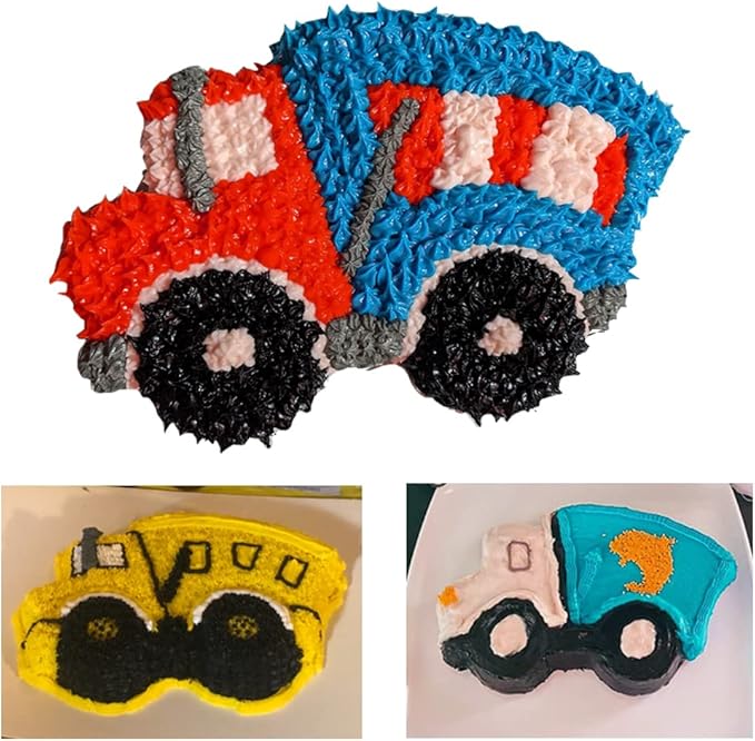 Truck Cake Pan, Car Shaped Birthday Cake Pan, 3D Aluminum Cake Decorating Molds Nonstick Baking Tools