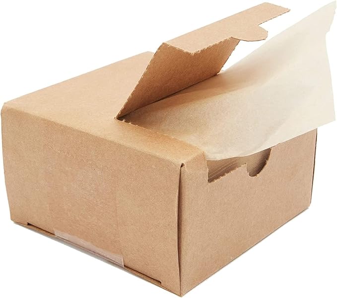 Juvale Precut Parchment Paper Sheets - 4 x 4 in, Brown, 1,000 Count - Baking Supplies, Cupcake Liners & Parchment Paper Candy Wrappers - Sheets for Hamburger Press & Cupcake Boxes