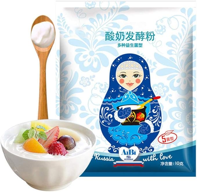 10g /100g Yogurt Starter Powder ?Lactobacillus Yogurt Yeast Powder Kitchen Baking Supplies for Household Use ?1g/Sachet?