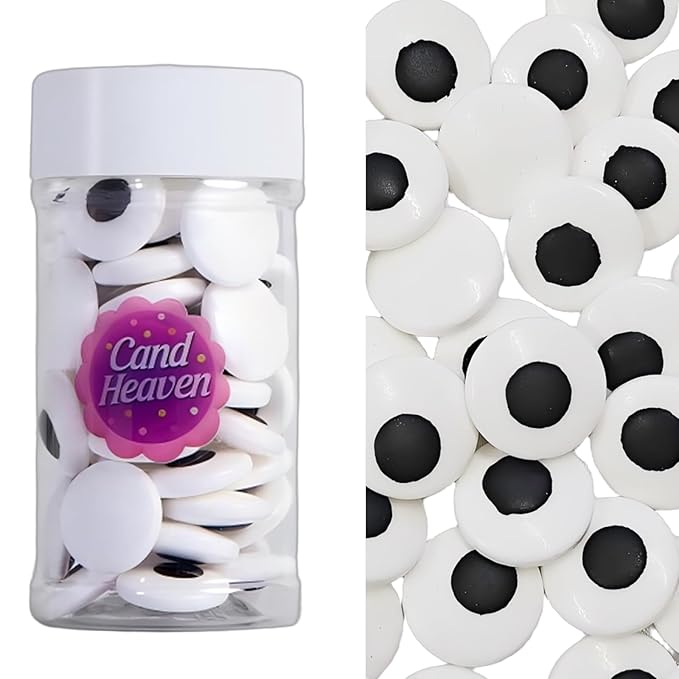 Halloween Candy Eyeballs, 85g (3oz), Edible Eyes for Decorating, Creepy Scary Eyeball Candy Sprinkles for Cupcakes, Cookies, Cakes