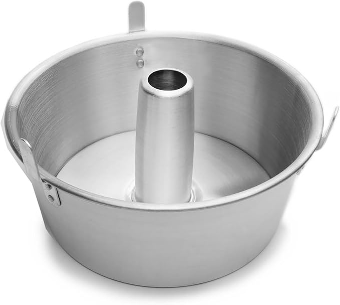 Fox Run Aluminum Angel Food Pan 10.75", Reinforced Cake Pan