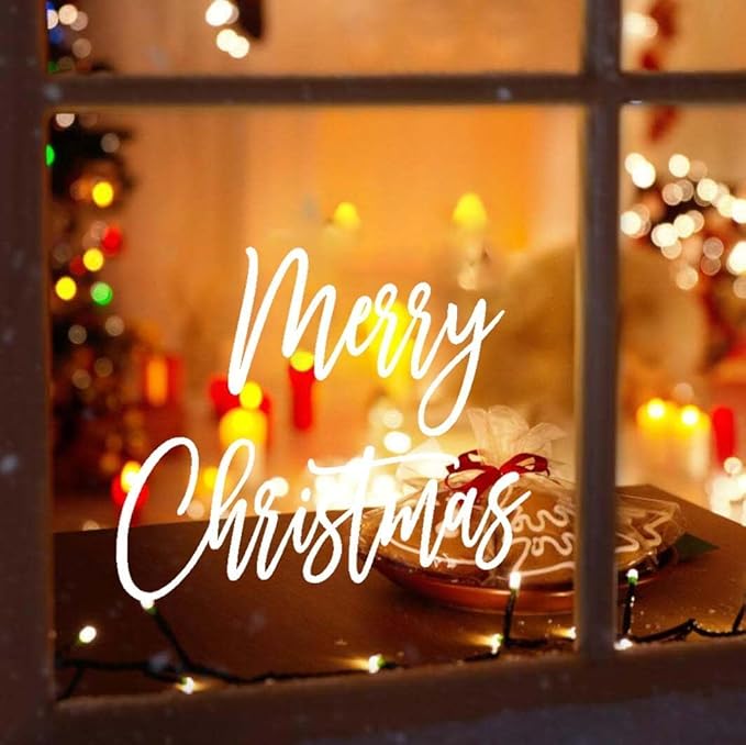 Christmas Stencils for Crafts Reusable Holiday Stencil Merry Christmas Stencils for Painting on Wood Fabrics Porch Hanger Decor