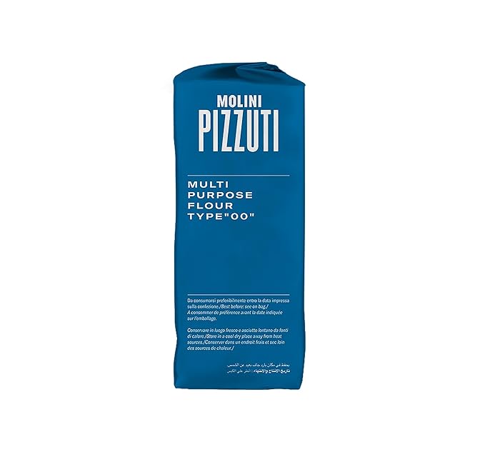 Molini Pizzuti Italian Tipo “00” Soft Wheat Flour – 1kg Bag – Ultra-Fine for Pizza Dough, Pasta, Bread & Pastry – Ideal for Home and Professional Baking