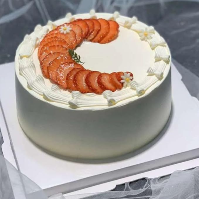 8 inch round cake pans set of 3 Aluminum cake tin baing pan for birthday cake party (8×2 round Cake Pans, Set of 3)