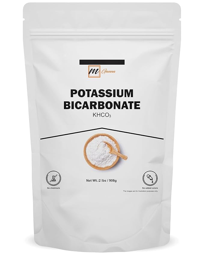 mGanna Potassium Bicarbonate Food Grade Powder, 2 lbs