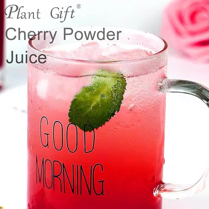 100% Pure Cherry Powder 100g/3.52oz Natural Freeze Cherry Juice Flour | Cherry Powder for Smoothies, Shakes, Baking & Drinks,| Free from Preservatives