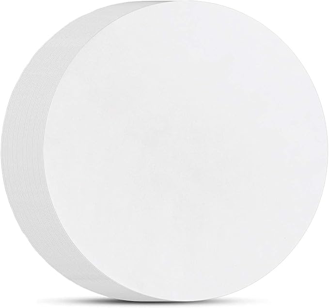 Parchment Paper Rounds, Set of 200, Non Stick 6 Inch Baking Parchment Paper/Parchment Baking Circles for Springform Pan, Tortilla Press and so on(4.5/5.5/7/8/9/10/12inch Available)