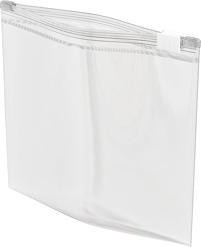 1000 Count - Slider Zip Food Storage Snack Bags, 6" x 6" (1 Pint) 3 Mil Heavy Duty, Strong & Durable for Freezer Storage, for Food, Snacks & More. GPI