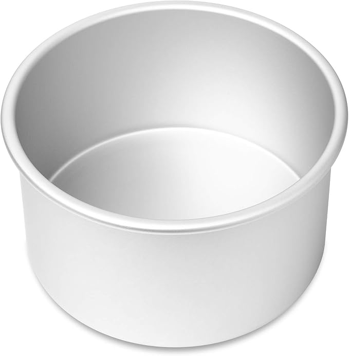 LAST CONFECTION 7" x 4" Aluminum Round Cake Pan - Professional Bakeware