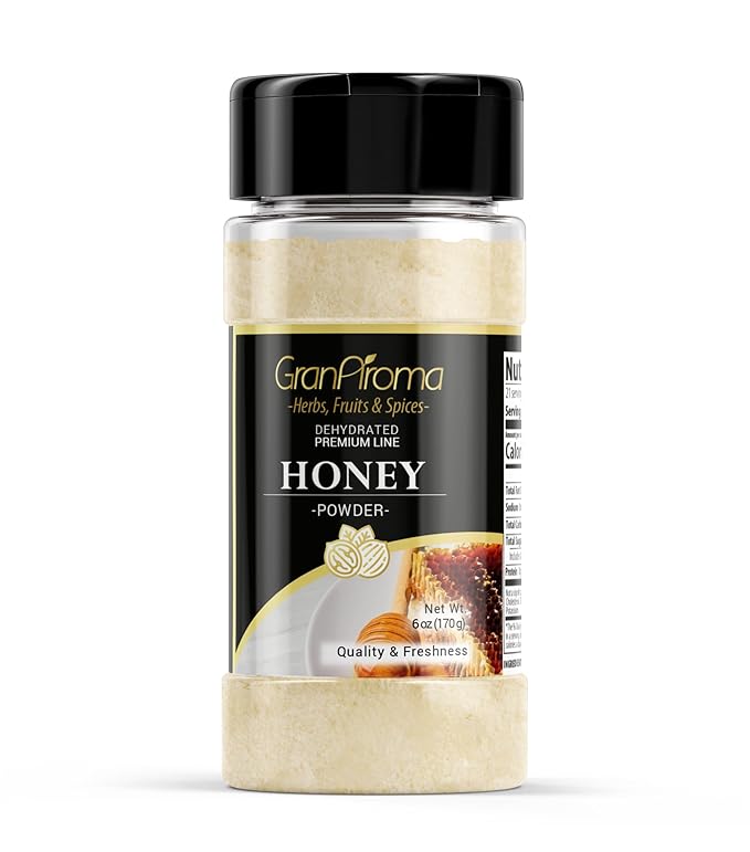 GranAroma Honey Powder, Sweet Flavor, Natural, Cooking & Baking (6 ounces)