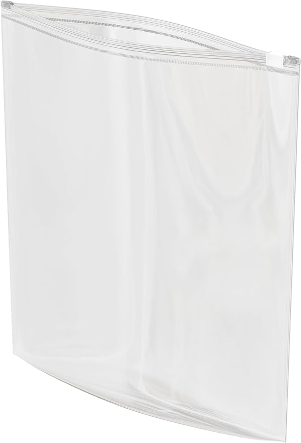 1000 Count - Slider Zip 2 Gallon Jumbo Food Storage Bags, 12" x 15" 3 Mil Heavy Duty, Extra Large, Strong & Durable For Freezer Storage. GPI