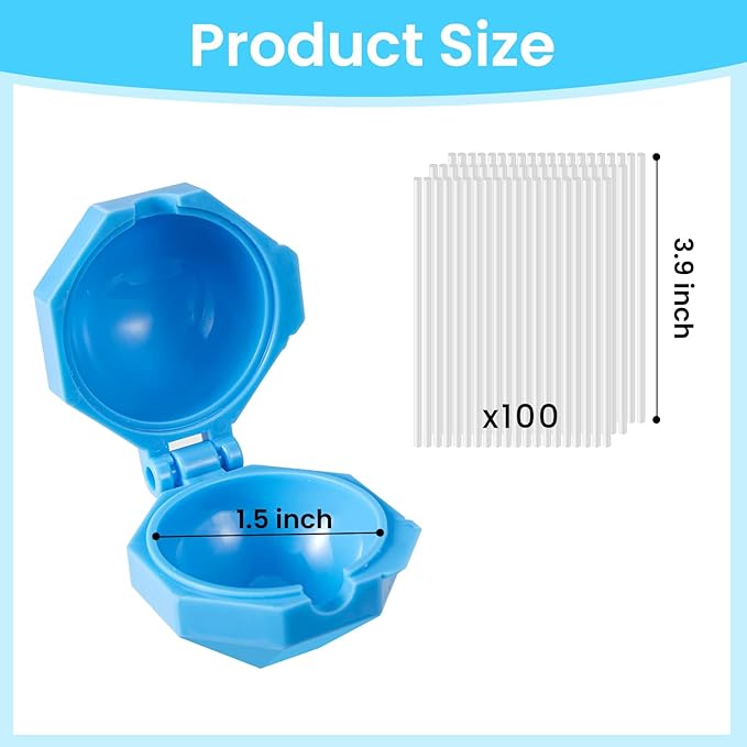 2 Pcs Round Cake Pop Mold with 100 Sticks,ABS Cake Mold, Non-Stick Baking Mold for Perfect Cake Pops,DIY Dessert Maker for Home Baking,Wedding Desserts,Birthday Parties