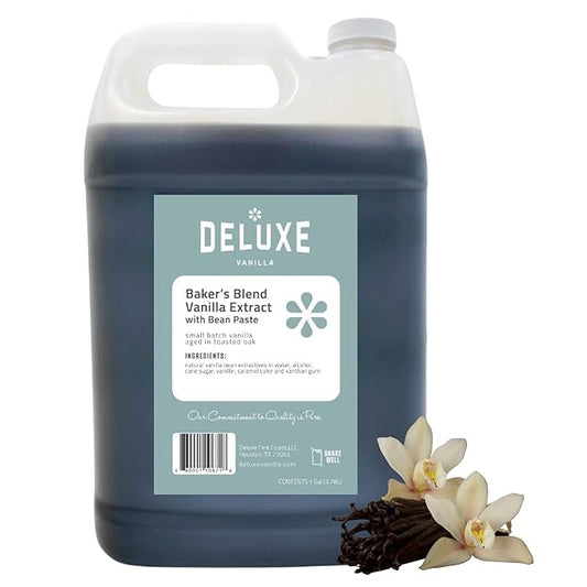 Vanilla Bean Paste Bulk 128 oz 1 Gallon For Baking and Desserts