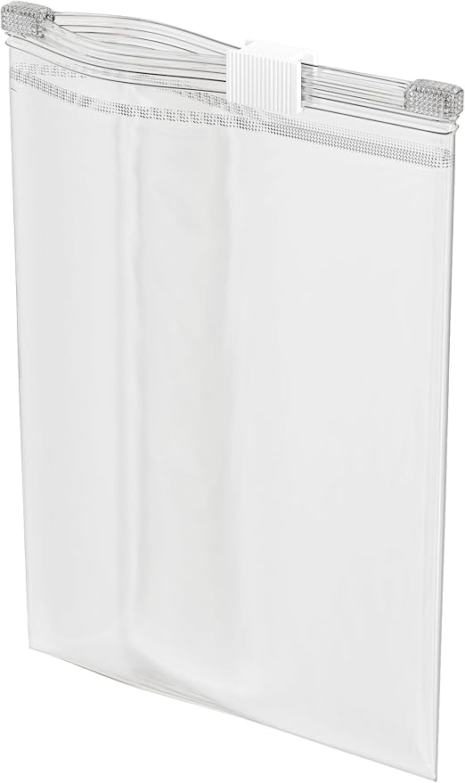 100 Count - Slider Zip Food Storage Snack Bags, 4" x 6" (8 Ounces) 3 Mil Heavy Duty, Strong & Durable For Freezer Storage, For Nuts, Candy, Snacks, Seeds, Jewelry & More. GPI
