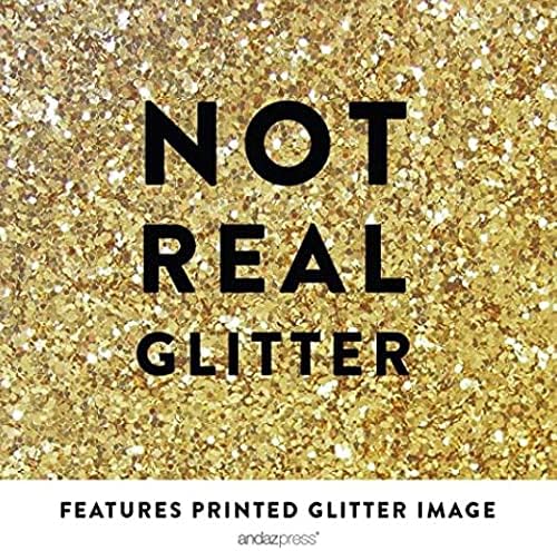 Andaz Press Cupcake Wrapper Decorations, Faux Black And Gold Glitter Not Real Glitter 24-Pack Milestone Birthday Black And Gold Graduation Decorations Gold Cupcake Wrappers Graduation Cupcake Wrappers