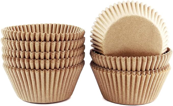 Natural Baking Cups Cupcake Liners Standard Sized, 300 Count