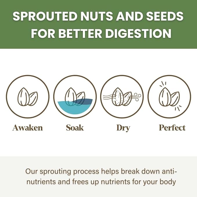 Purely Sprouted Garden Herb Snack Mix: Vegan, Gluten-Free, and Non-GMO Blend for a Healthy Crunch! (4 oz, 6 pack)