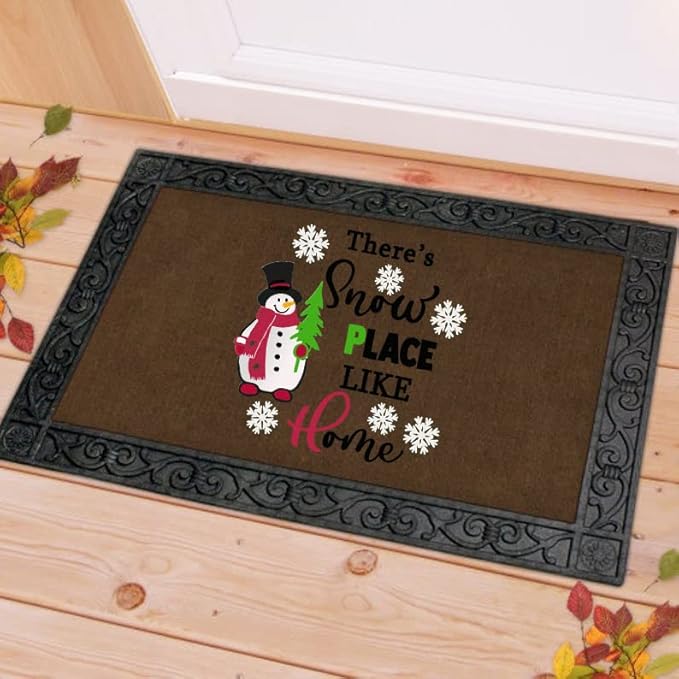 DGAGA Christmas Silk Screen Stencils Reusable Self Adhesive Snowman Chalk Mesh Stencils Silkscreen Pattern Stencil for Winter Decoration, DIY Home and Wood Signs