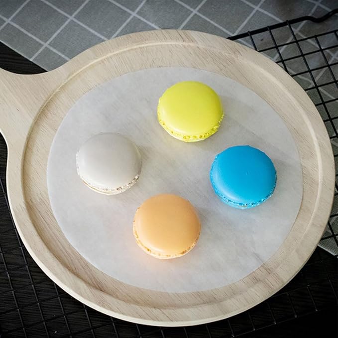 300pcs 8 Inch Parchment Paper Rounds for Baking, Non Stick Baking Parchment Circles, Burger Patty Paper for Round Cake Pan, Springform Pan, Burger Press,Separating Frozen Patties (8")