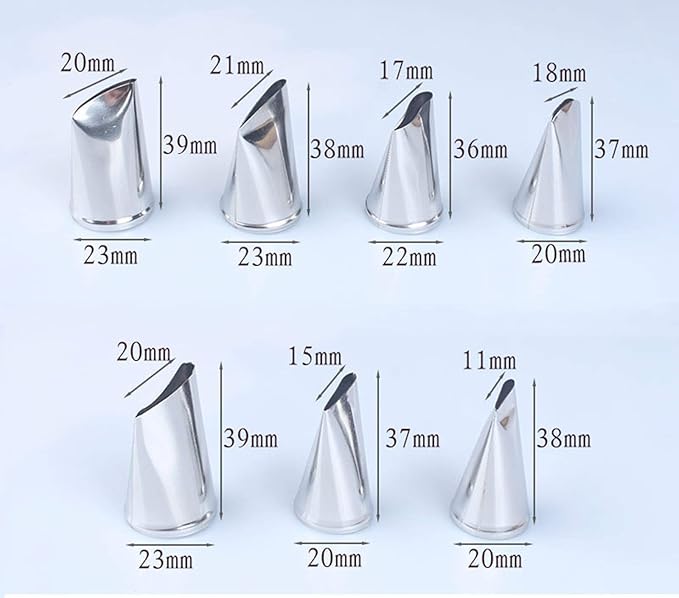 Symphony Wire Tips, Stainless Steel Icing Piping Nozzles For Pastry Fondant Tools (Flower)