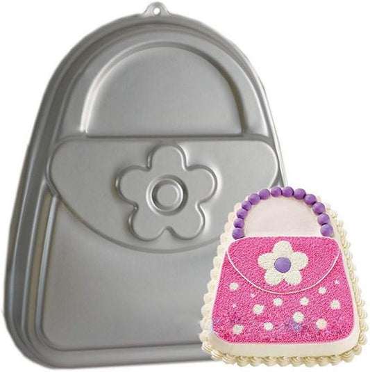 Ulalaza Aluminum Cake Mold 3D Bag Shape Baking Pan DIY Birthday Cake Mould Kitchen Supplies