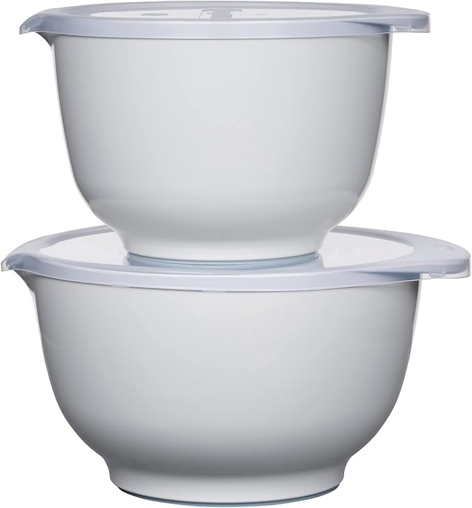 Rosti Precision Craft Mixing Bowl Set 2 Pcs Elevate Your Culinary Experience Stylish Nesting Bowls for Effortless Cooking and Baking
