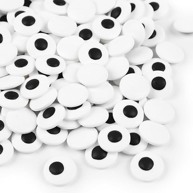 Eyeball Sprinkles for Cake Decorations, Edible Big Candy Eyeball for Cupcake Topper Ice Cream, Candy, Cookie 3.5oz, Perfect for Halloween Christmas Holiday Dessert Party (18mm Eyeballs)