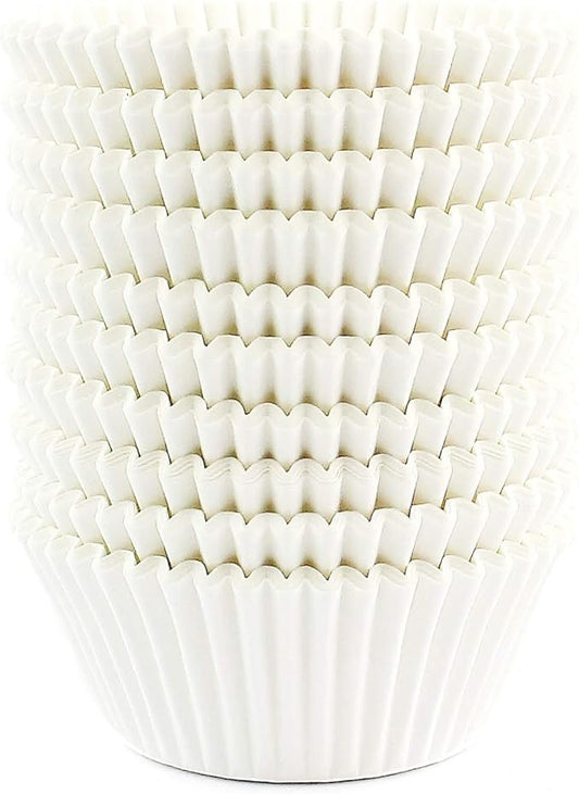 Eoonfirst Standard Size Baking Cups Thanksgiving Day Party Cupcake Liners 200 Pcs (White)