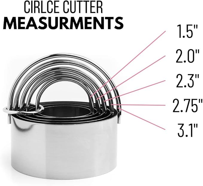 Cookie Cutter Kingdom, Halloween Cookie Cutters, 2 Pack, Stainless Steel, Beautful Coated Finish, Mold for Cakes Biscuits and Sandwiches (Biscuit Cutter - 5 pack)