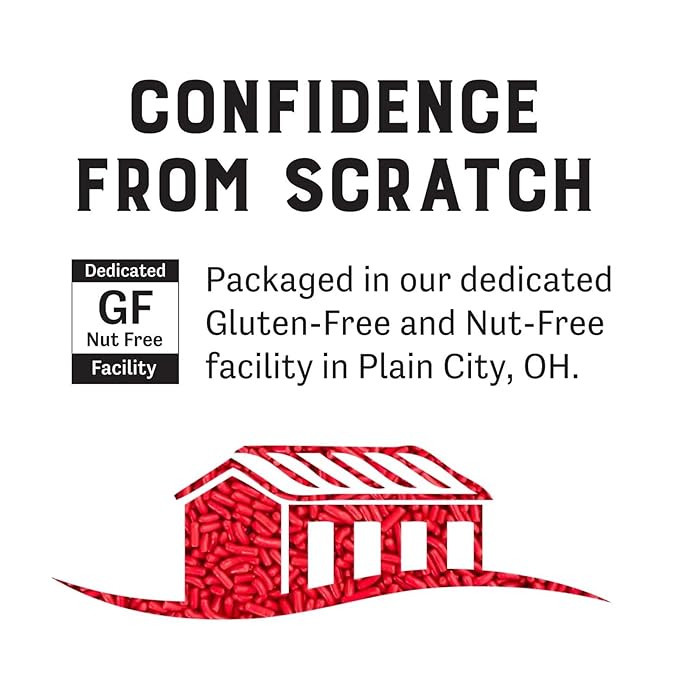 Judee's Gluten Free Red Sprinkles - Nut-Free Cupcake Sprinkles for Cake Decorating - No Artificial Dyes Red Ice Cream Toppings - 2 lb