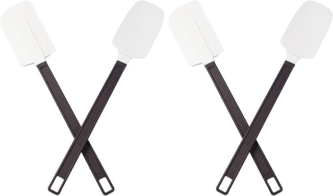 Avant Grub's High-Temp, 14 Silicone Spatula & Scraper Set! Extra Long for Reaching Deep Bowls. High Strength, Restaurant-Grade Materials Wont Break Under Heavy Use. (Pack of 2)