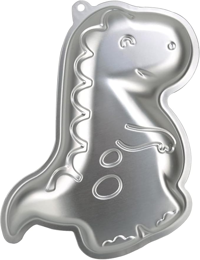 Dinosaur Cake Pan, Aluminum 3D Birthday Cake Mold Baking Mould Tin Cake Pan