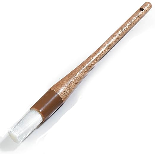 SPARTA 4040000 Nylon Round Brush, Dishwasher Safe With Nylon Bristles, 1 Inch, Brown, (Pack of 12)
