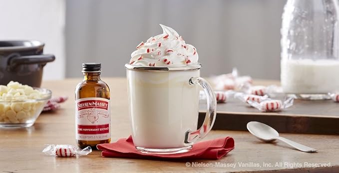 Nielsen-Massey Pure Peppermint Extract for Baking and Cooking, 2 Ounce Bottle