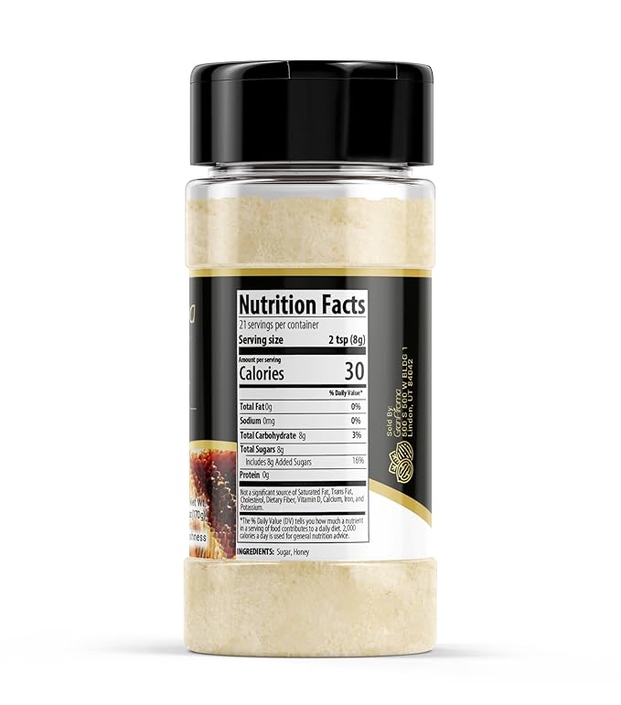 GranAroma Honey Powder, Sweet Flavor, Natural, Cooking & Baking (6 ounces)