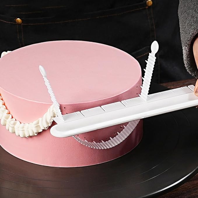 5PCS Cake Arch Guide Tool, Cake Curved Decorating Tools, Fondant Tool Cake Swag Marker, Convenient for Beginners to Use