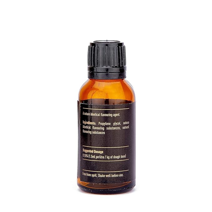 Ossoro Moroccan Rose Flavour Essence Pure Gluten-Free Flavor Essence For Food Flavoring for Baking 1 Fl Oz Bottle Used For Cakes, Ice creams