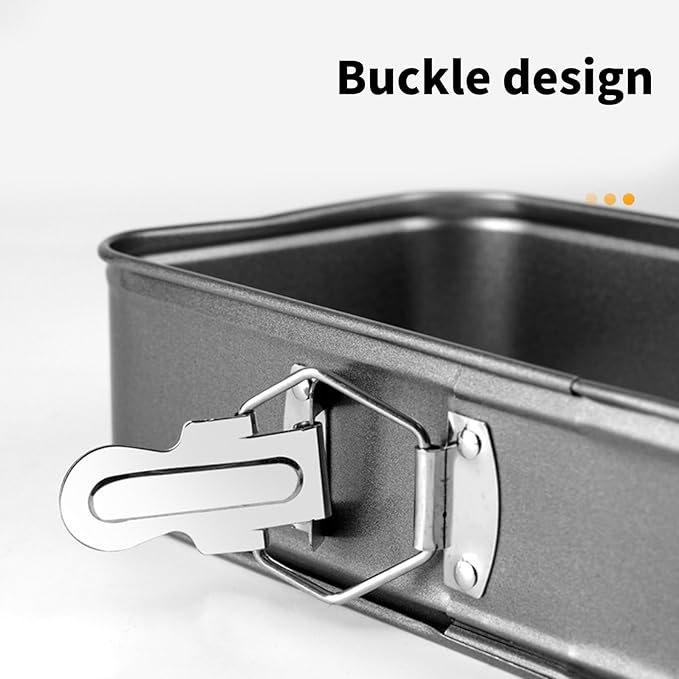 Springform Cake Leak Proof Design Oven Microwave Safe Baking Accessories Non-Stick Baking Pan with Lock Clasp