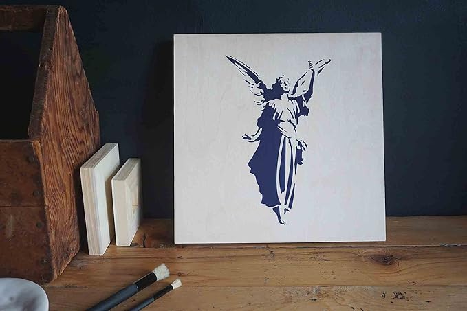 Stencil1 Stencil 8.5 x 11-inch-Angel, 8.5 x 11